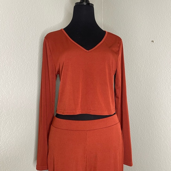 Rust Red Two-Piece Set - Picture 3 of 5